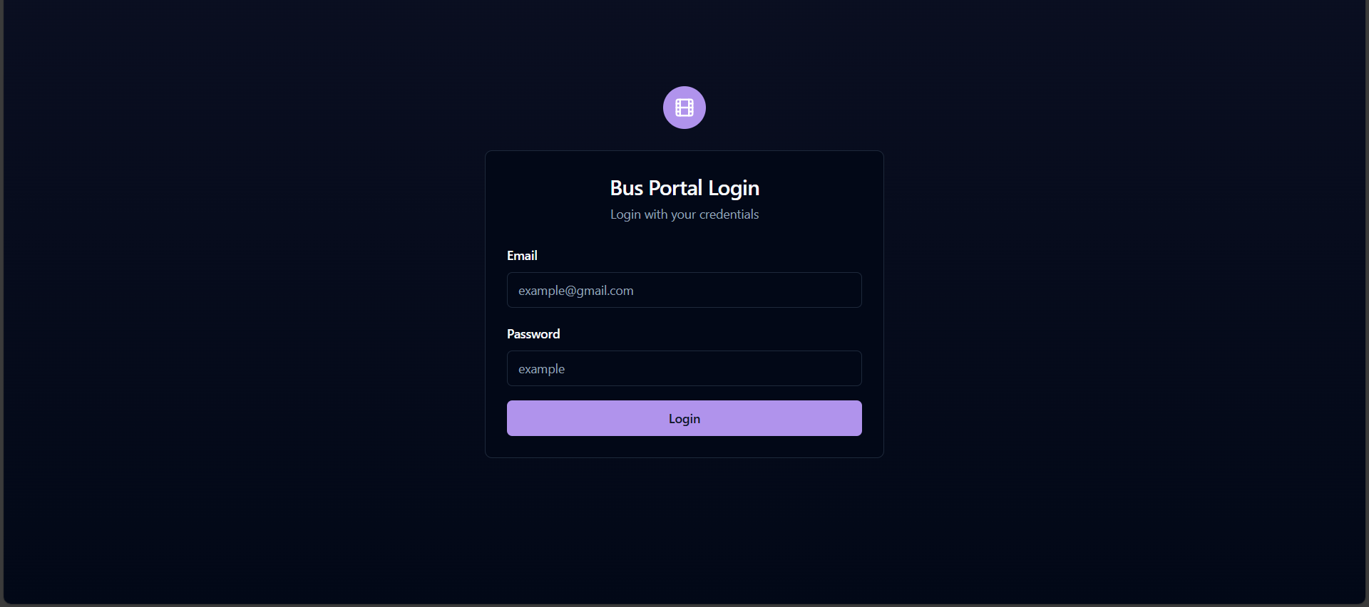 BUS Management System